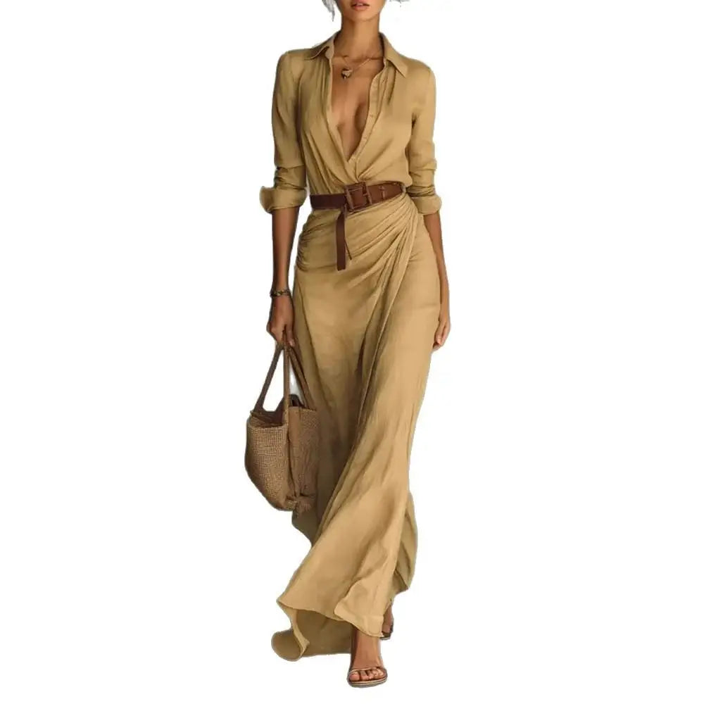 Nirelle | Belted Wrap Maxi Dress