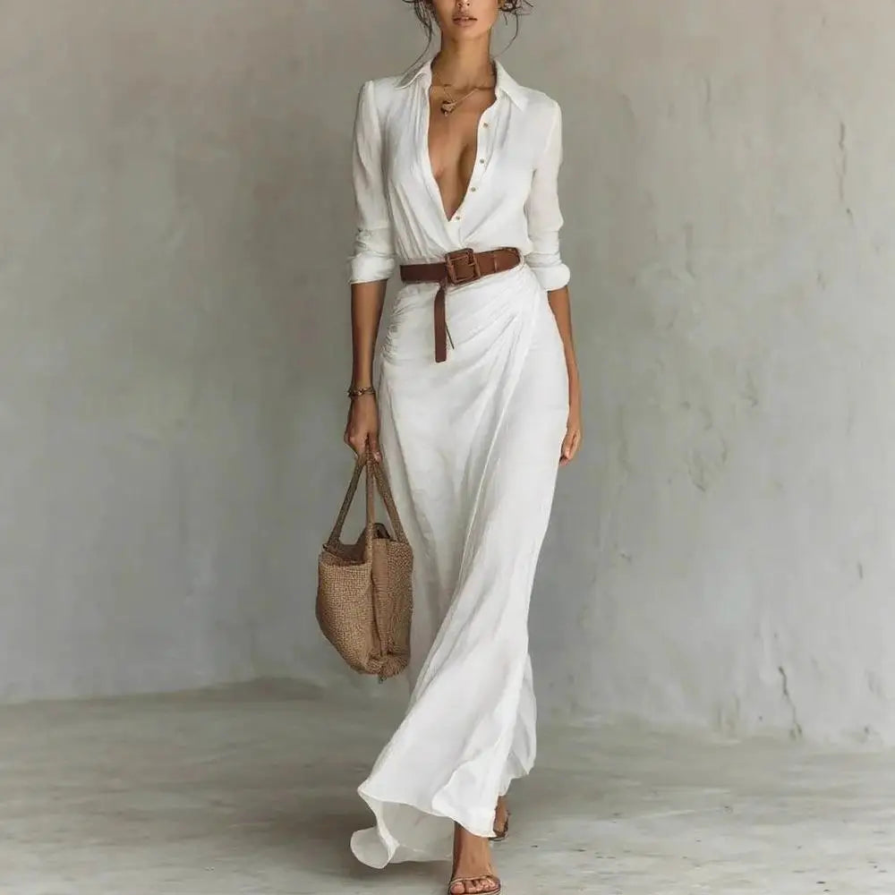 Nirelle | Belted Wrap Maxi Dress