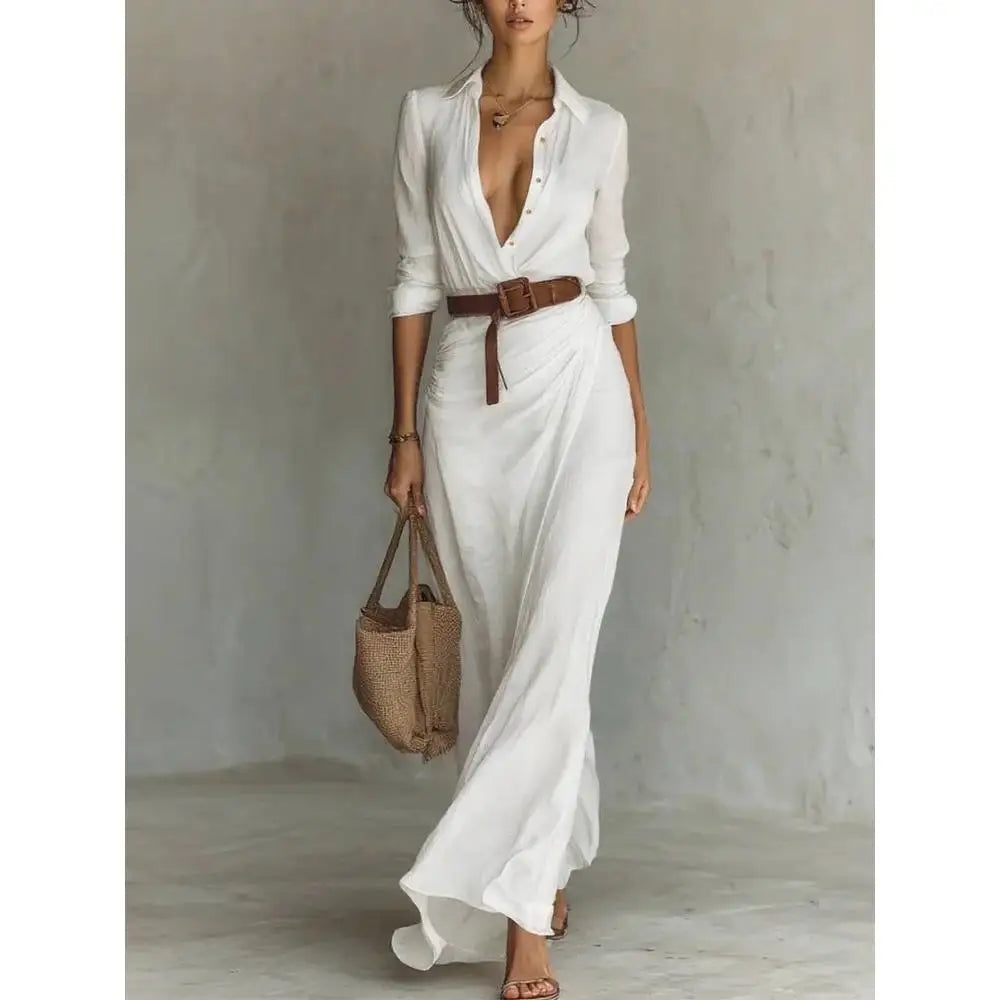 Nirelle | Belted Wrap Maxi Dress