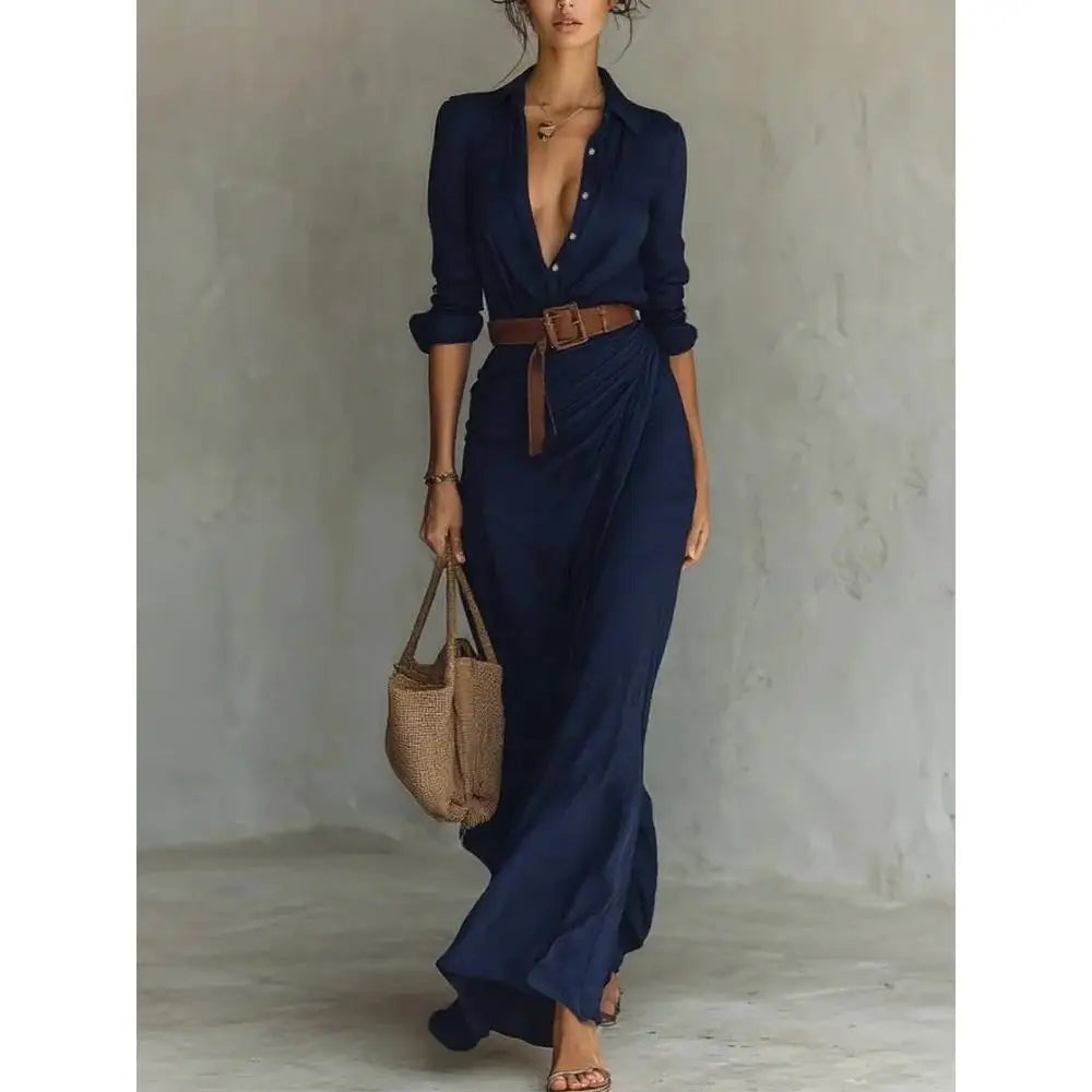 Nirelle | Belted Wrap Maxi Dress